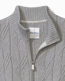 Tommy Bahama Sweaters<Capital Cable Full-Zip Cardigan