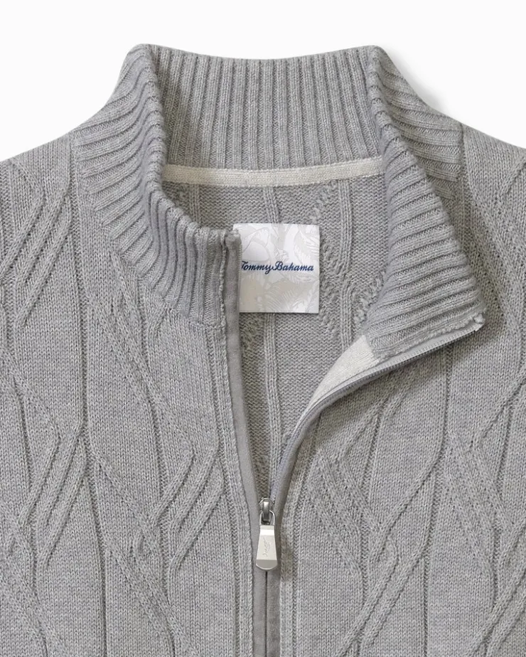 Tommy Bahama Sweaters<Capital Cable Full-Zip Cardigan