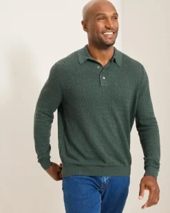 Tommy Bahama Sweaters|Polos<Capital Cable Sweater Polo