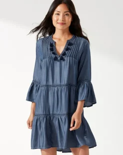 Women Tommy Bahama Beach Coverups|Dresses<Embroidered Coverup Dress