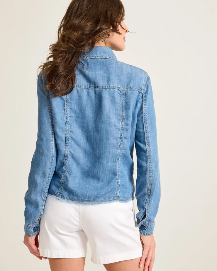 Women Tommy Bahama Jackets<Chambray O'lei Jacket