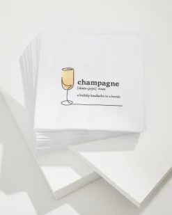 Tommy Bahama Drinkware & Bar<Champagne Cocktail Napkins
