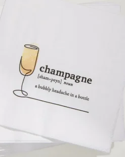Tommy Bahama Drinkware & Bar<Champagne Cocktail Napkins
