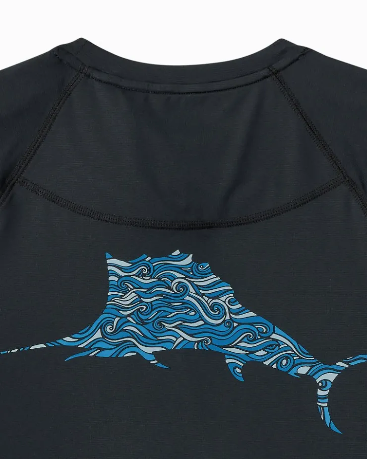 Tommy Bahama Swim & Boardshorts|T-Shirts<Chill Time Surf IslandZone® Short-Sleeve Rash Guard
