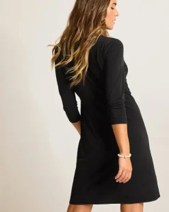 Women Tommy Bahama Dresses<Clara 3/4-Sleeve Faux-Wrap Dress