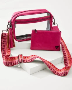 Women Tommy Bahama Handbags & Clutches<Clear Crossbody Stadium Handbag