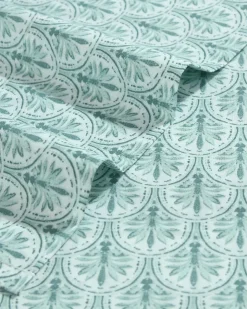 Tommy Bahama Sheet Sets & Bedskirts<Coastal Batik Green 4-Piece Queen Sheet Set