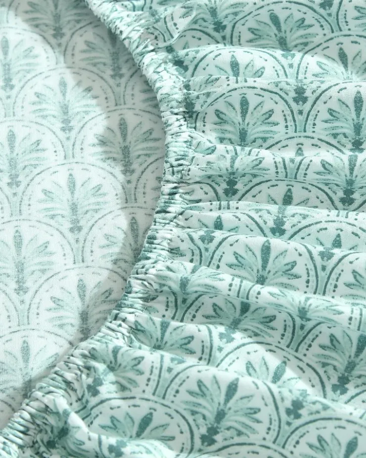 Tommy Bahama Sheet Sets & Bedskirts<Coastal Batik Green 4-Piece Queen Sheet Set