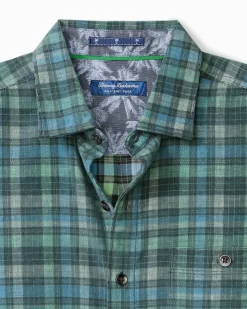 Tommy Bahama Shirts<Coastline Cord Stretch Lagoon Check Shirt