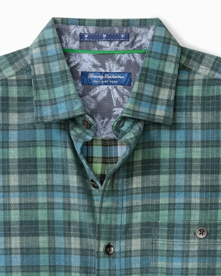 Tommy Bahama Shirts<Coastline Cord Stretch Lagoon Check Shirt