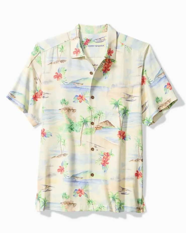 Tommy Bahama Shirts<Collector's Series '24 Arriving in Island Time Silk Camp Shirt