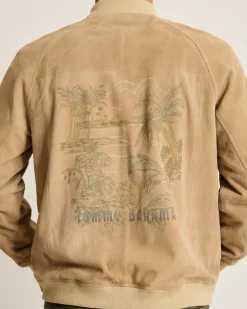 Tommy Bahama Jackets & Outerwear<Collector's Series '24 Paradise Oasis Suede Bomber Jacket