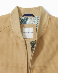 Tommy Bahama Jackets & Outerwear<Collector's Series '24 Paradise Oasis Suede Bomber Jacket