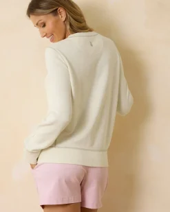 Women Tommy Bahama Sweatshirts<Collegiate Tobago Bay Crewneck Sweatshirt