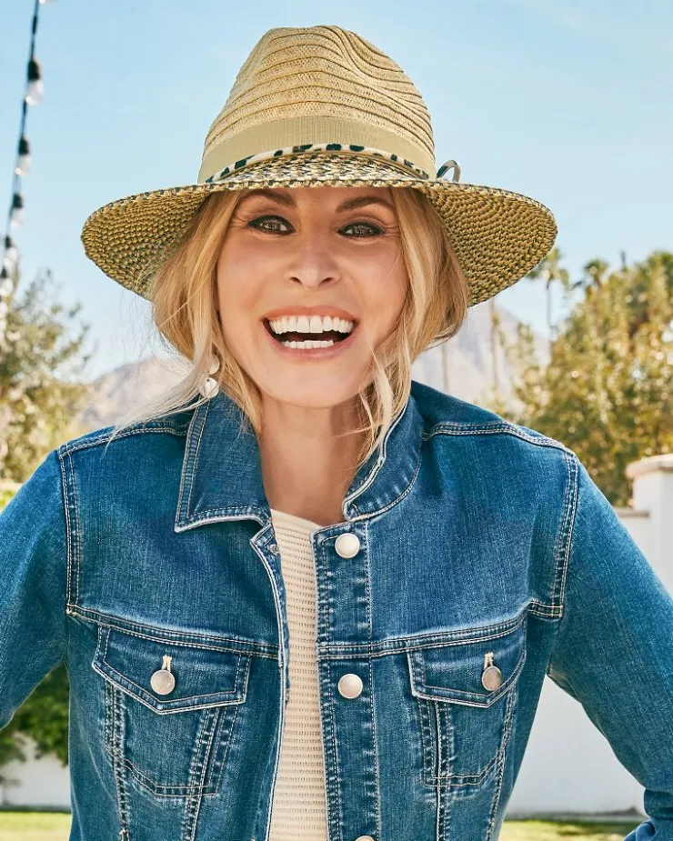 Women Tommy Bahama Hats & Caps<Color Block Fedora