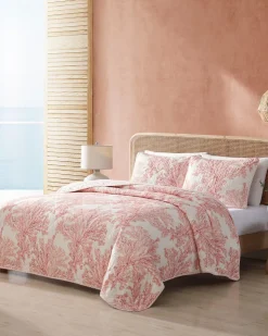 Tommy Bahama Quilts & Blankets<Coral Garden Reversible 2-Piece Twin Quilt Set