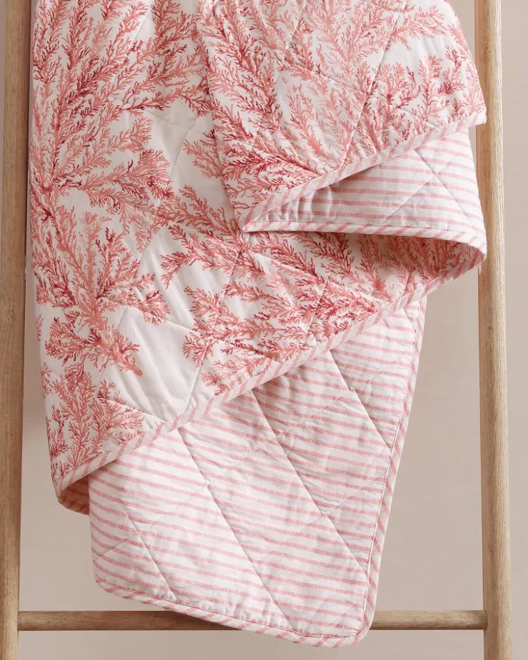 Tommy Bahama Quilts & Blankets<Coral Garden Reversible 2-Piece Twin Quilt Set