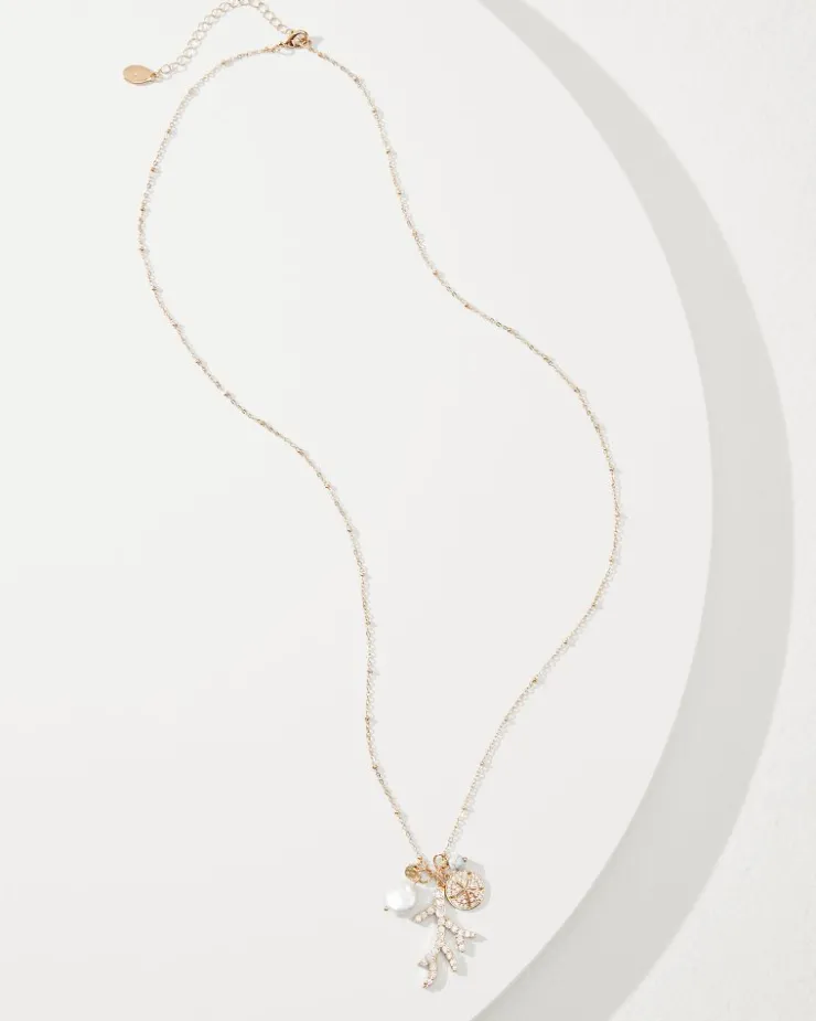 Women Tommy Bahama Jewelry<Coral Isles Sealife Charm Necklace
