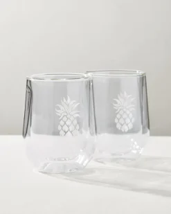 Tommy Bahama Drinkware & Bar<Corkcicle® Stemless Wine Glass - Set of 2