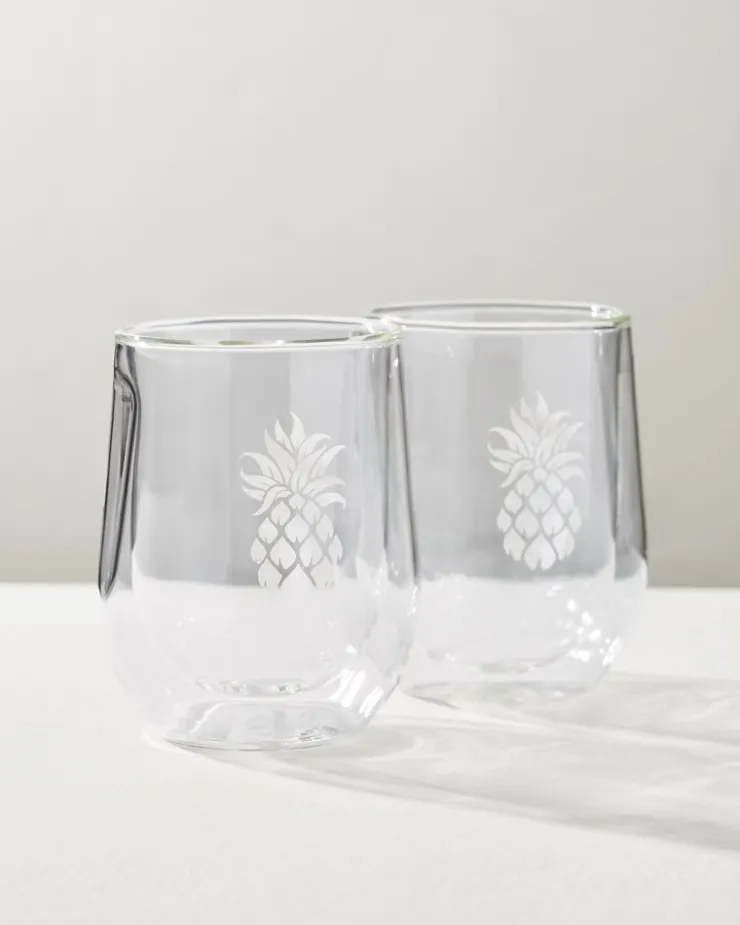 Tommy Bahama Drinkware & Bar<Corkcicle® Stemless Wine Glass - Set of 2
