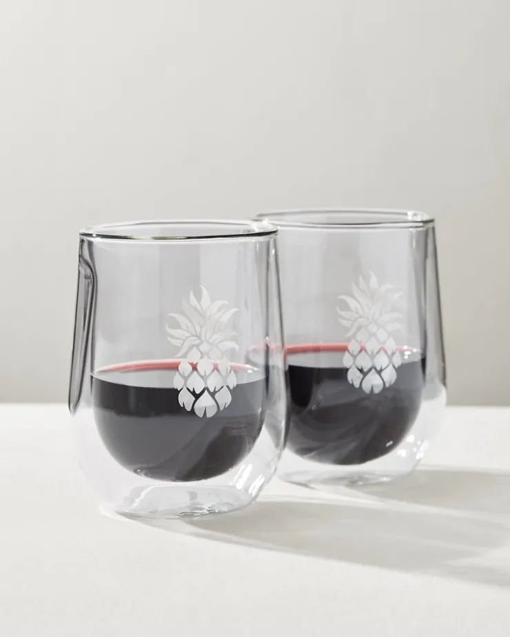 Tommy Bahama Drinkware & Bar<Corkcicle® Stemless Wine Glass - Set of 2