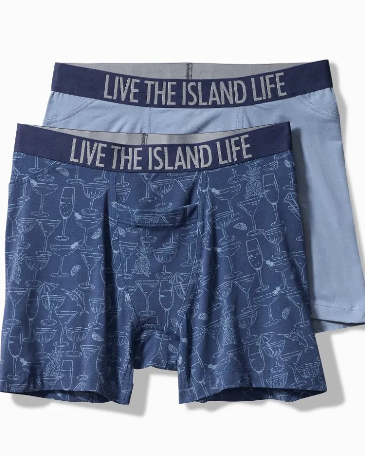Tommy Bahama Underwear|Loungewear & Pajamas<Cotton-Modal Boxer Briefs - 2-Pack