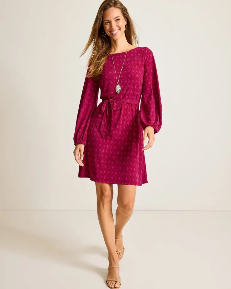 Women Tommy Bahama Dresses<Diamond Cay Long-Sleeve Dress