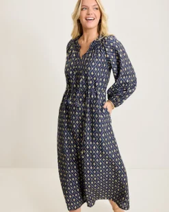 Women Tommy Bahama Dresses<Diamond Cay Long-Sleeve Maxi Dress