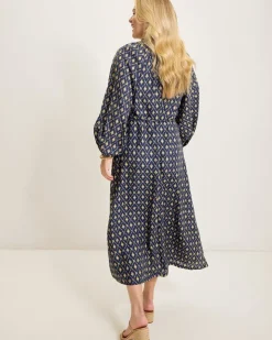 Women Tommy Bahama Dresses<Diamond Cay Long-Sleeve Maxi Dress