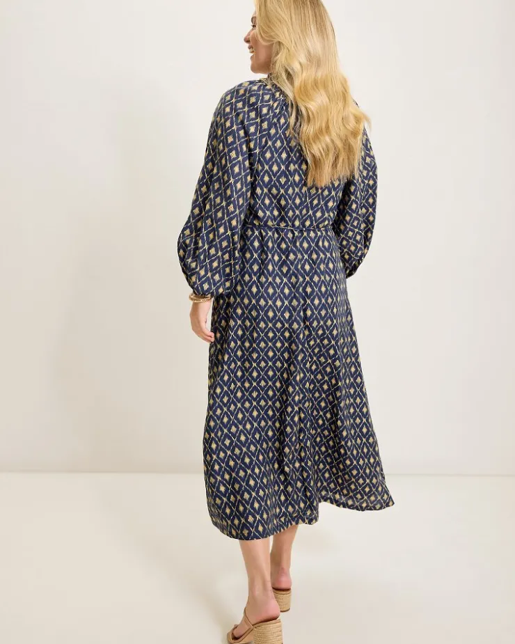 Women Tommy Bahama Dresses<Diamond Cay Long-Sleeve Maxi Dress