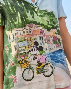 Women Tommy Bahama Tops & Shirts<Disney Coastal Cruisin' Silk Camp Shirt