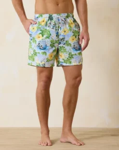 Tommy Bahama Swim & Boardshorts<Disney Naples Postcard to Paradise 6-Inch Swim Trunks