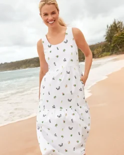 Women Tommy Bahama Dresses<Disney Nova Wave Beach Cruiser Midi Dress