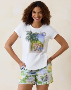 Women Tommy Bahama Loungewear|Tops & Shirts<Disney Take the Scenic Route Lux T-Shirt