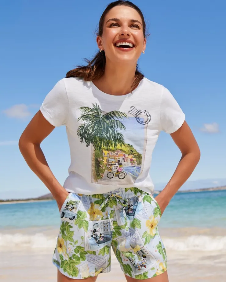 Women Tommy Bahama Loungewear|Tops & Shirts<Disney Take the Scenic Route Lux T-Shirt