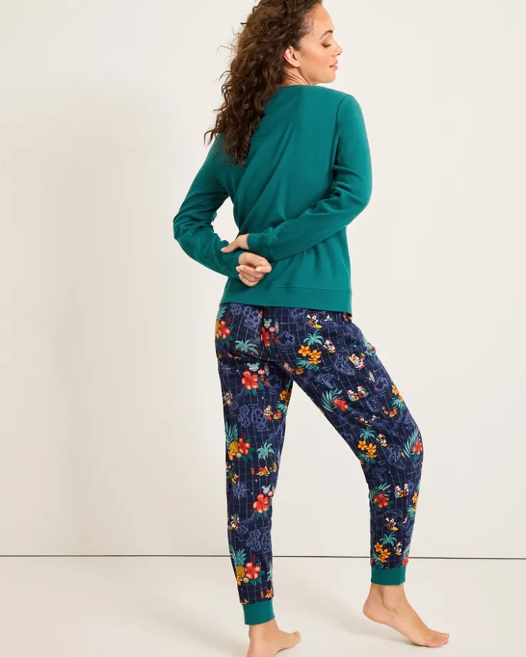 Women Tommy Bahama Sleepwear<Disney Women's Long Sleeve & Pants Family Pajama Set