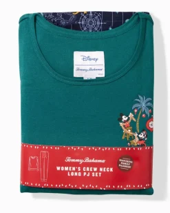 Women Tommy Bahama Sleepwear<Disney Women's Long Sleeve & Pants Family Pajama Set