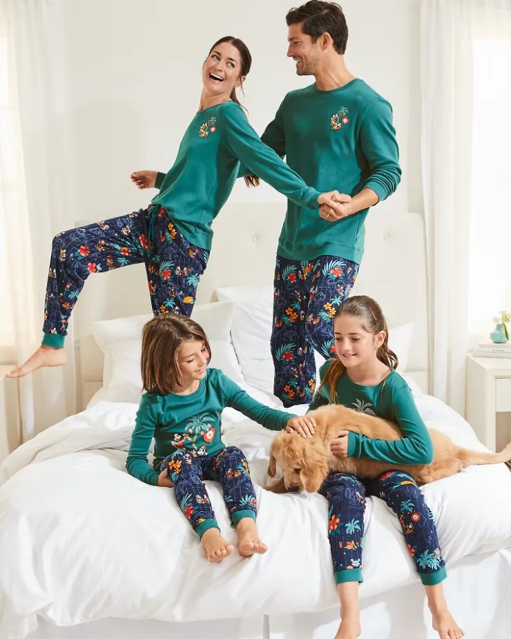 Women Tommy Bahama Sleepwear<Disney Women's Long Sleeve & Pants Family Pajama Set