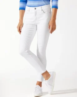 Women Tommy Bahama Pants & Crops|Jeans<Ella Twill High-Rise Ankle Jeans
