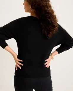 Women Tommy Bahama Sweaters<Embellished Pineapple Cashmere-Blend Sweater