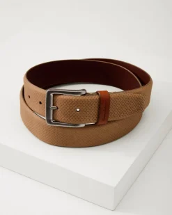 Tommy Bahama Belts<Embossed Nubuck Belt