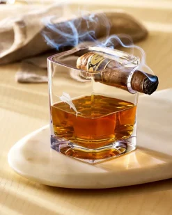 Tommy Bahama Drinkware & Bar<Etched Marlin Corkcicle® Cigar Glass