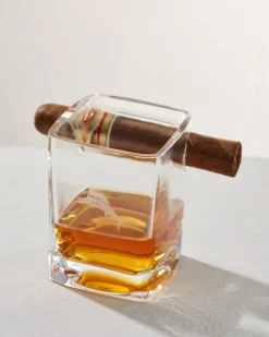 Tommy Bahama Drinkware & Bar<Etched Marlin Corkcicle® Cigar Glass
