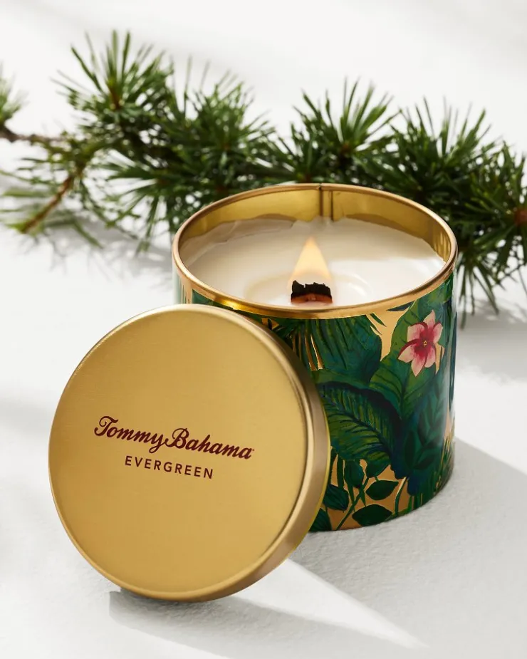 Tommy Bahama Candles & Diffusers<10.6-oz. Floral Embossed Candle Tin