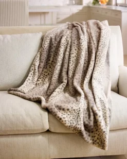 Tommy Bahama Throws<Faux Fur Printed Cheetah Throw