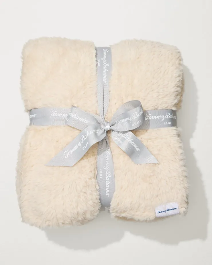 Tommy Bahama Throws<Faux Sable Knit Throw