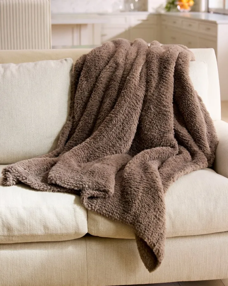Tommy Bahama Throws<Faux Sable Knit Throw