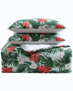 Tommy Bahama Comforters & Duvets<Festive Palms Reversible Full/Queen 3-Piece Comforter Set