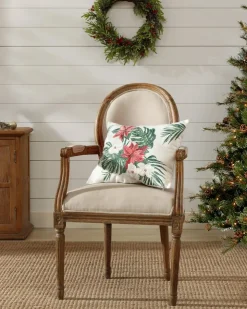 Tommy Bahama Pillows & Shams<Festive Palms Velvet Embroidered Decorative Pillow