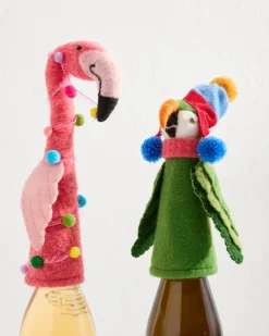 Tommy Bahama Drinkware & Bar<Flamingo & Parrot Bottle Topper Set